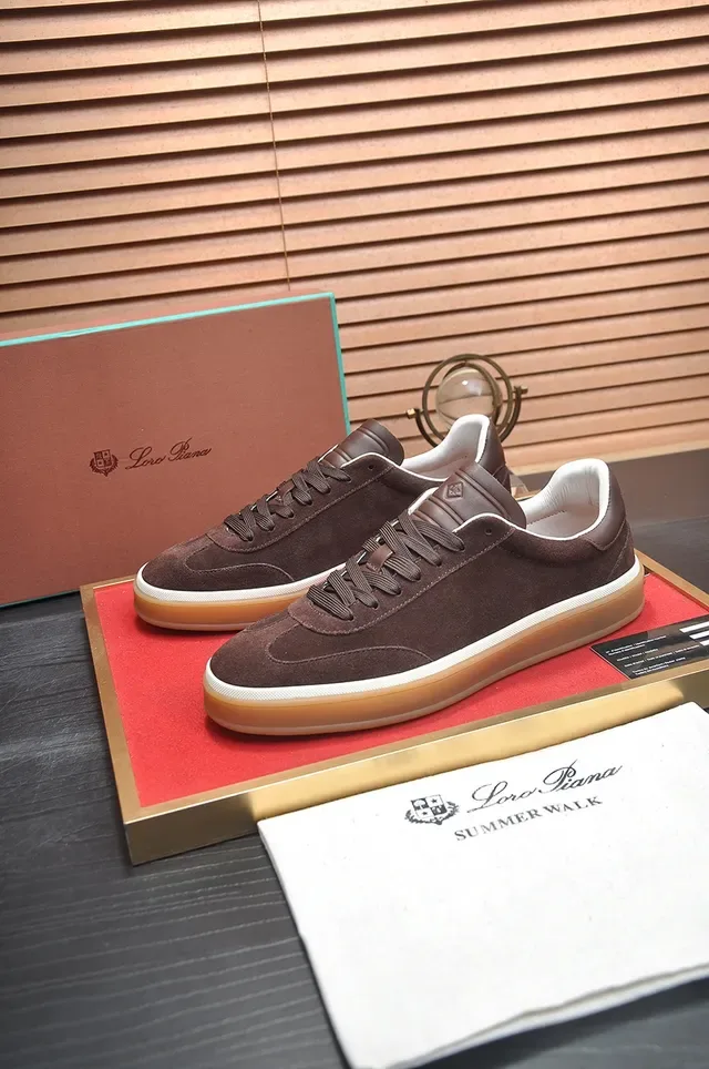 Brown Suede Low-Top Gum Cupsole Sneaker 4