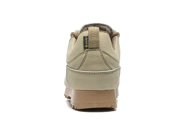 CRISPI Army Green Black Low-Cut Boot Matte Leather Upper Hiking Boots 7