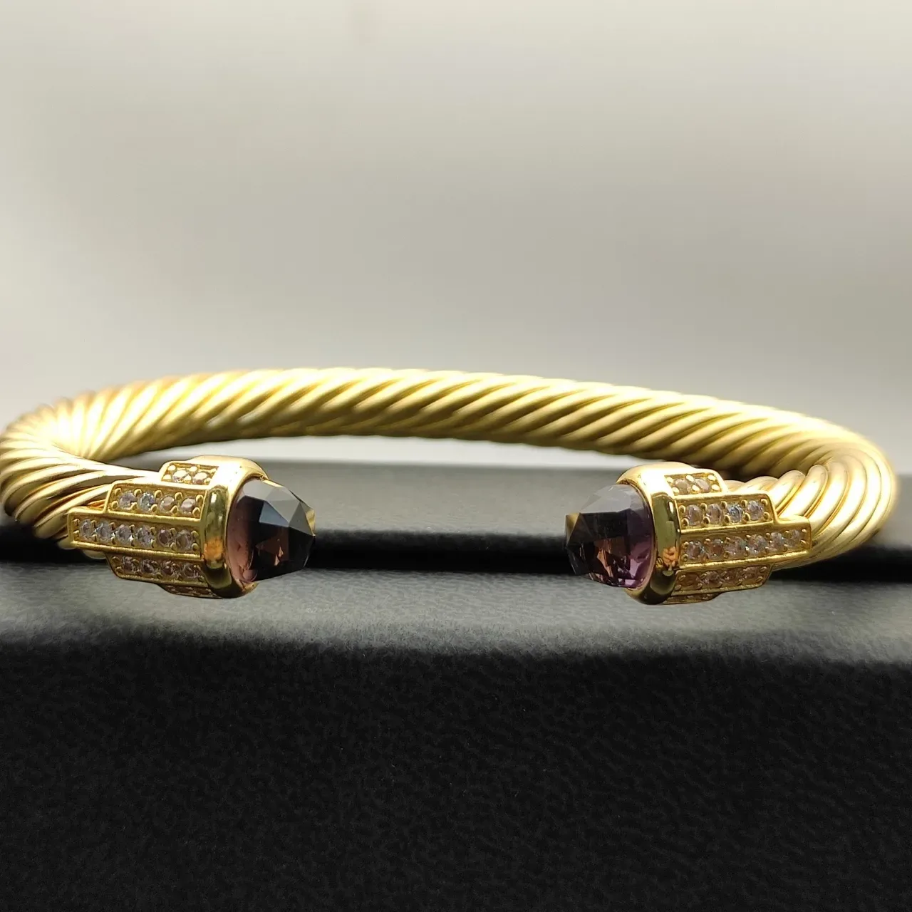 David Yurman Cable Classic Gemstone Terminal Bracelet 3