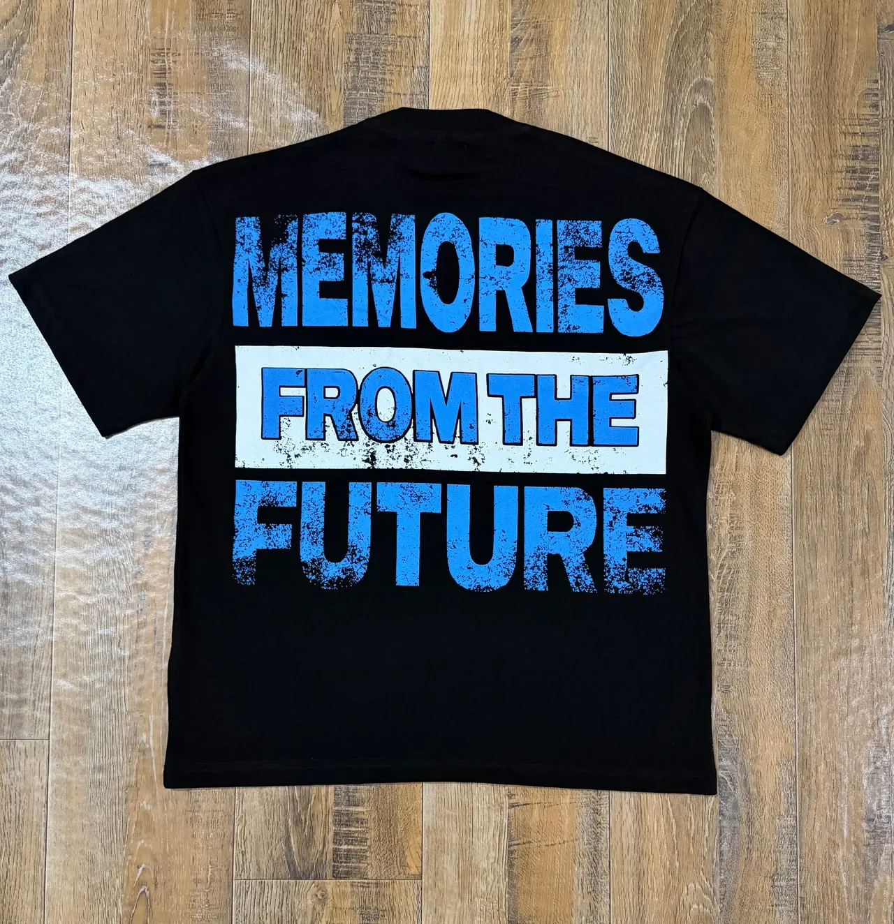 GLAZA GOD Graphic Print Oversized Black T-Shirt 2