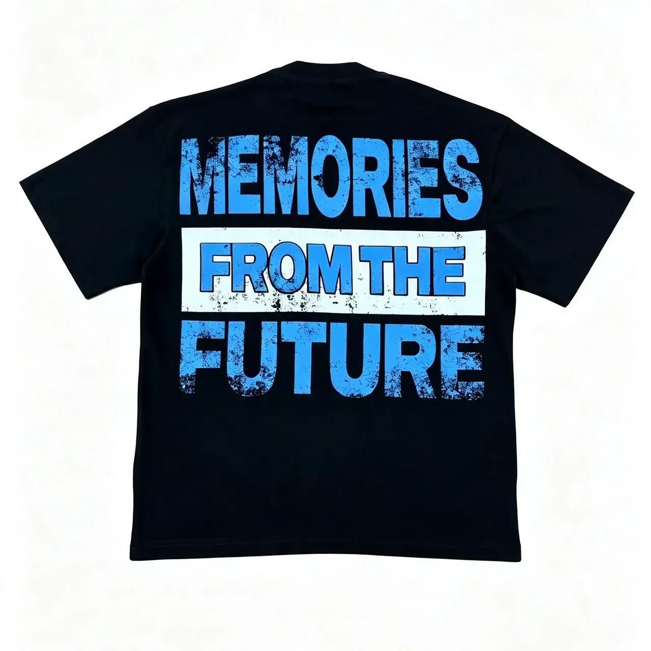 GLAZA GOD Graphic Print Oversized Black T-Shirt 5