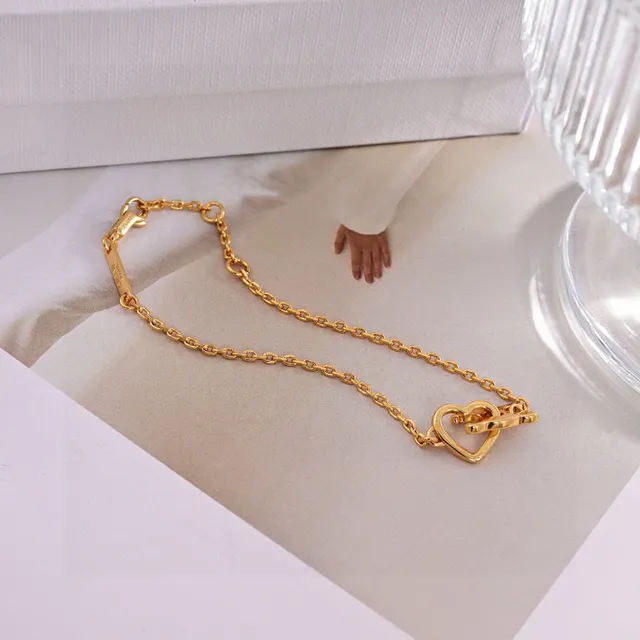 Collar con Cadena de Oro y Colgante Abierto 5