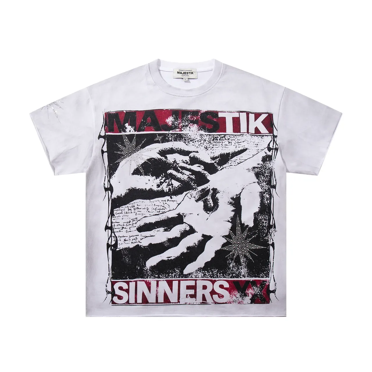 MAJESTIK Graphic-Print Oversized T-Shirt 4