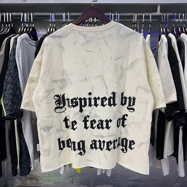Marbled Wash Oversized Graphic Print T-Shirt 2