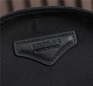 Montblanc Sac messenger structuré noir 3