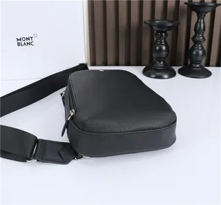 Montblanc Sac messenger structuré noir 4