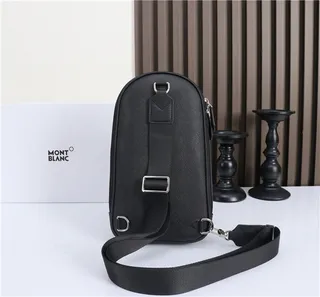 Montblanc Sac messenger structuré noir 7