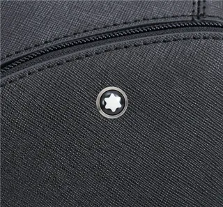 Montblanc Sac messenger structuré noir 9