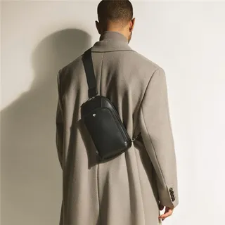 Montblanc Sac messenger structuré noir 10