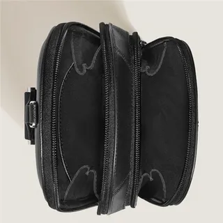 Montblanc Sac messenger structuré noir 12