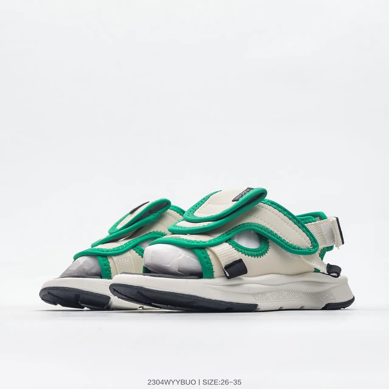Off-White, 米色, 绿色, 黑色, 鞋带, 休闲凉鞋 18