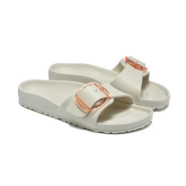 Off-White Buckle-Accented Single-Strap Slide Slipper 4
