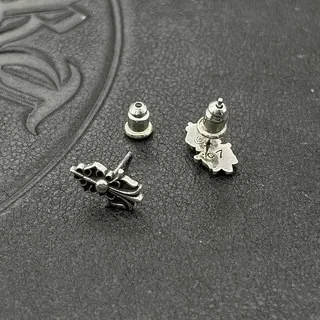 Silver-Tone Floral Ornament Stud Earrings 6