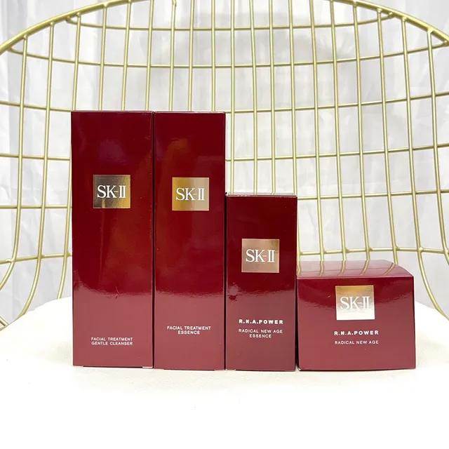 SK-II R.N.A.Power Red White Minimalist Luxury Chrome-Accented Perfume 4