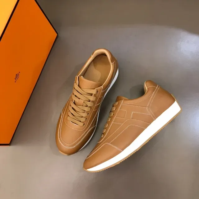Tan Panelled Low-Top Lace-Up Lifestyle Sneaker 8
