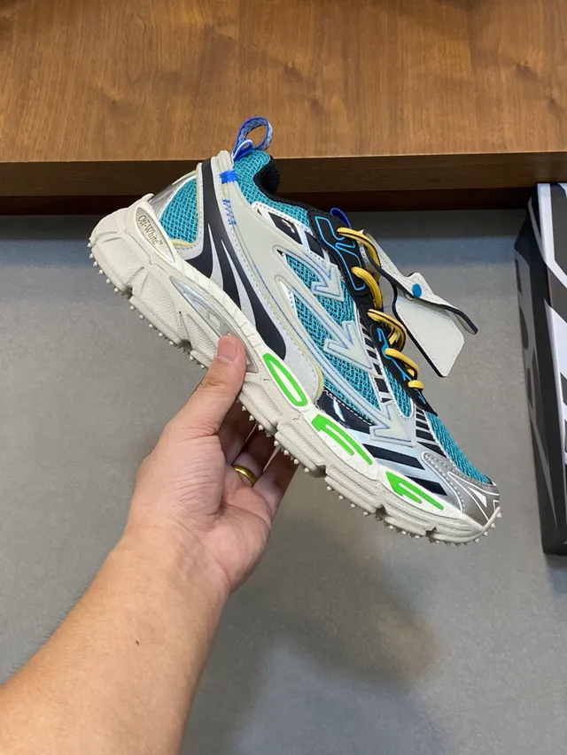 Turquoise Black White Yellow Blue Green Chunky Sneaker 5