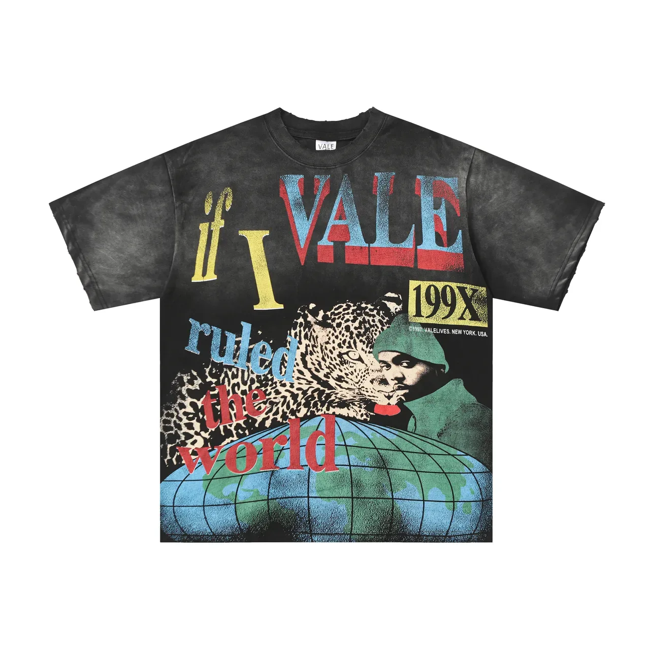 Vale Graphic Print Oversized T-Shirt 5