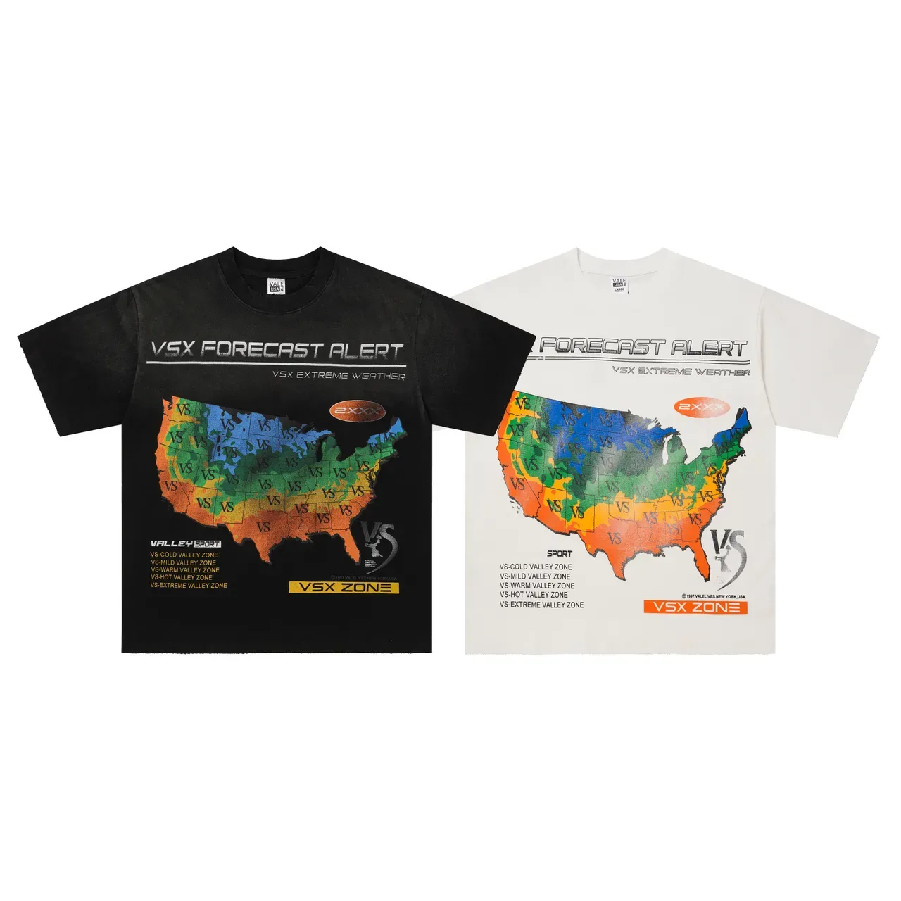 T-shirt imprimé graphique Vale Livres VSX Forecast Alert 7