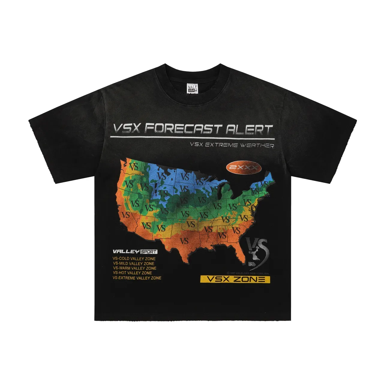 T-shirt imprimé graphique Vale Livres VSX Forecast Alert 8