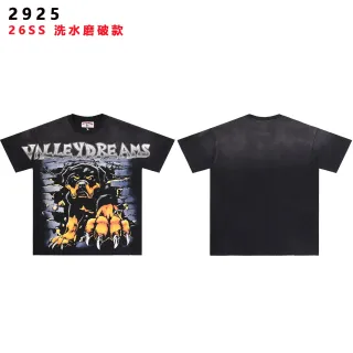 T-shirt Valley Dreams Rottweiler imprimé graphique lavage délavé