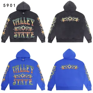 Valley State Graphic Print Oversized Hoodie