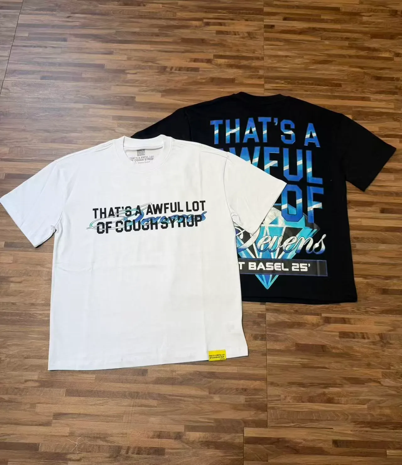 White Graphic-Print Oversized Double-Sided T-Shirt 4