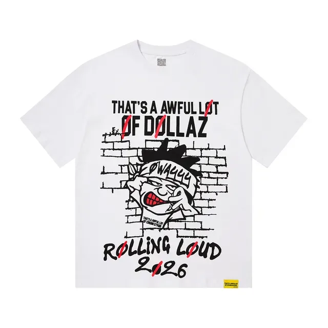 White Graphic-Print Oversized T-Shirt 3