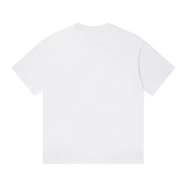 White Graphic-Print Oversized T-Shirt 4