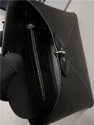 White Structured Top-Handle Geometric Paneling Handbag 22
