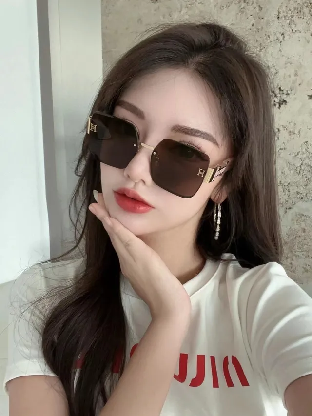 Gentle Monster H-Series Lunettes de Soleil Oversized Gradient Rose-Rouge 5