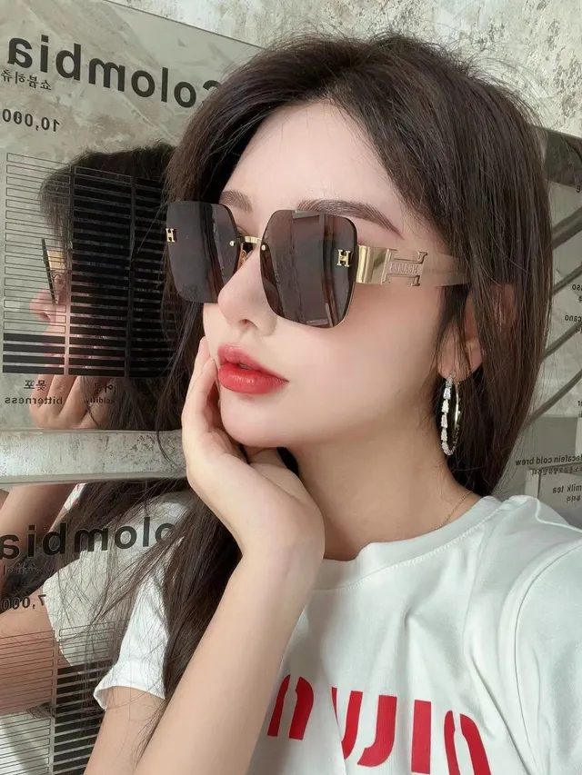 Gentle Monster H-Series Lunettes de Soleil Oversized Gradient Rose-Rouge 6