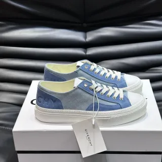 Givenchy Canvas and Suede Low-Top Lifestyle Sneakers