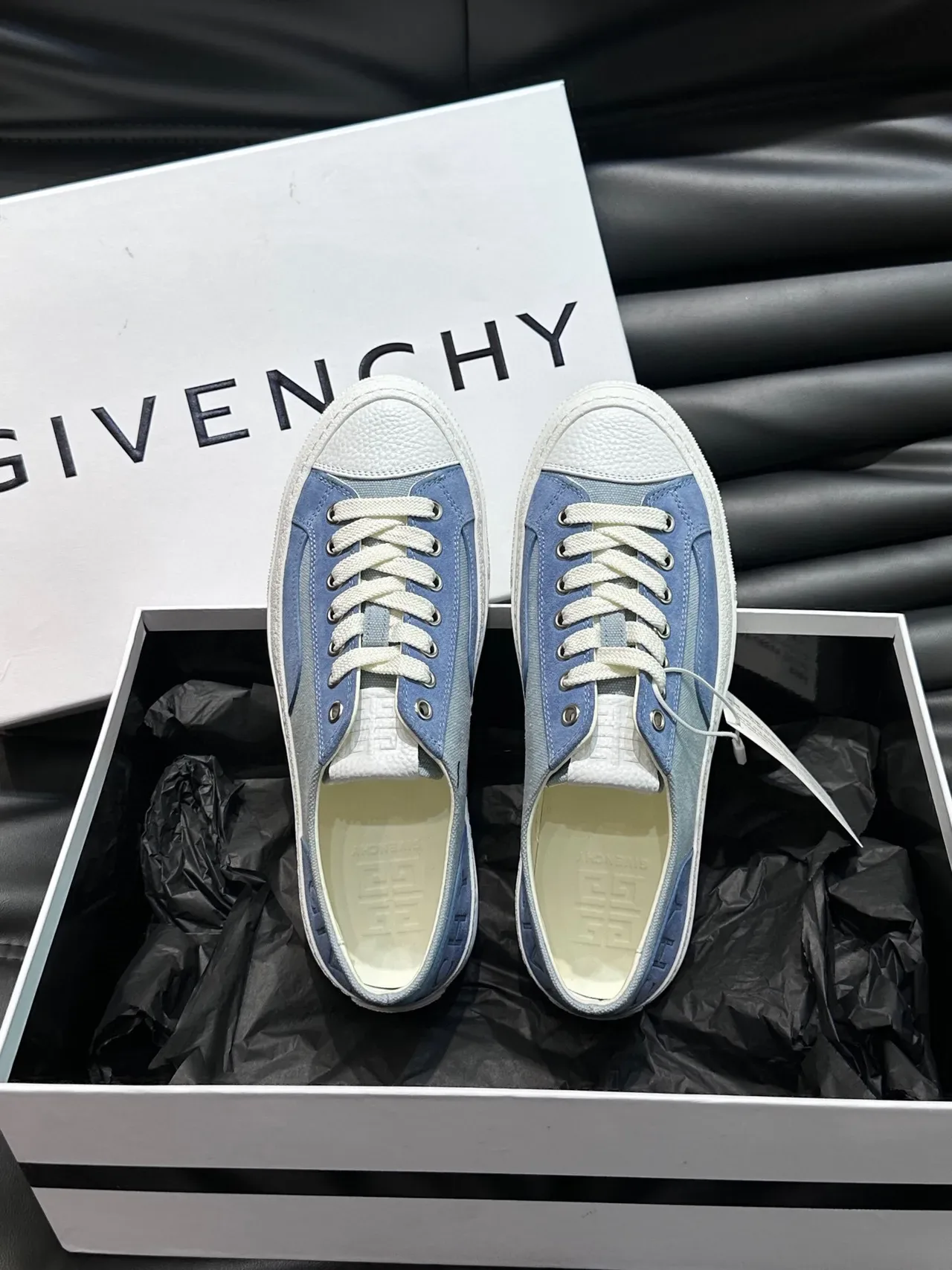Givenchy Lona e Camurça Low-Top Lifestyle Tênis 5
