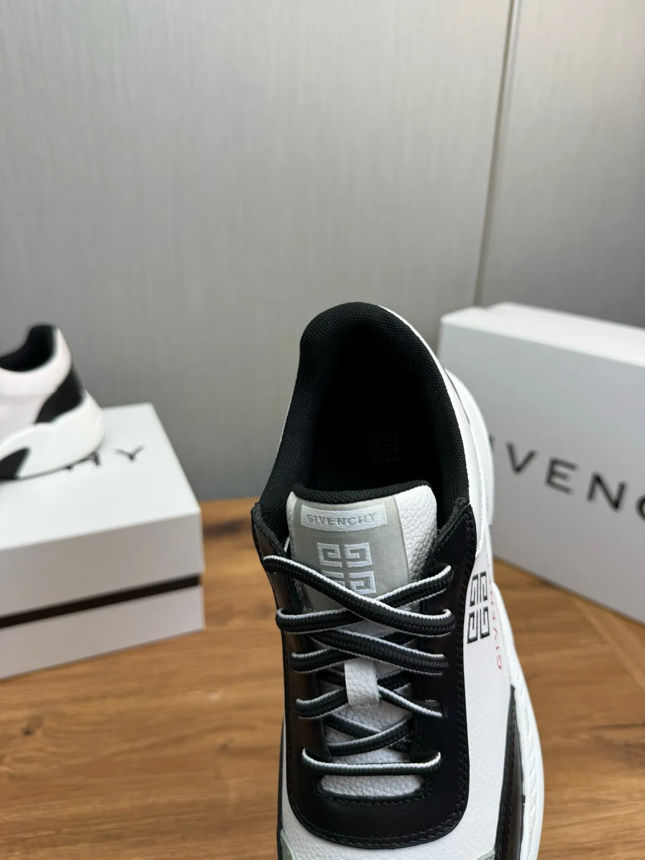 Givenchy City Sport White Black Chunky Sneakers 9