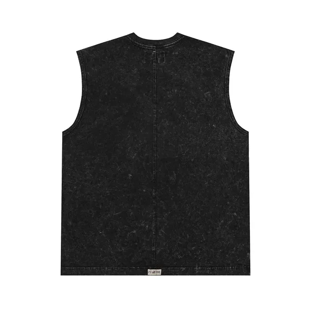 Godspeed Acid-Wash Graphic Vest Top 4