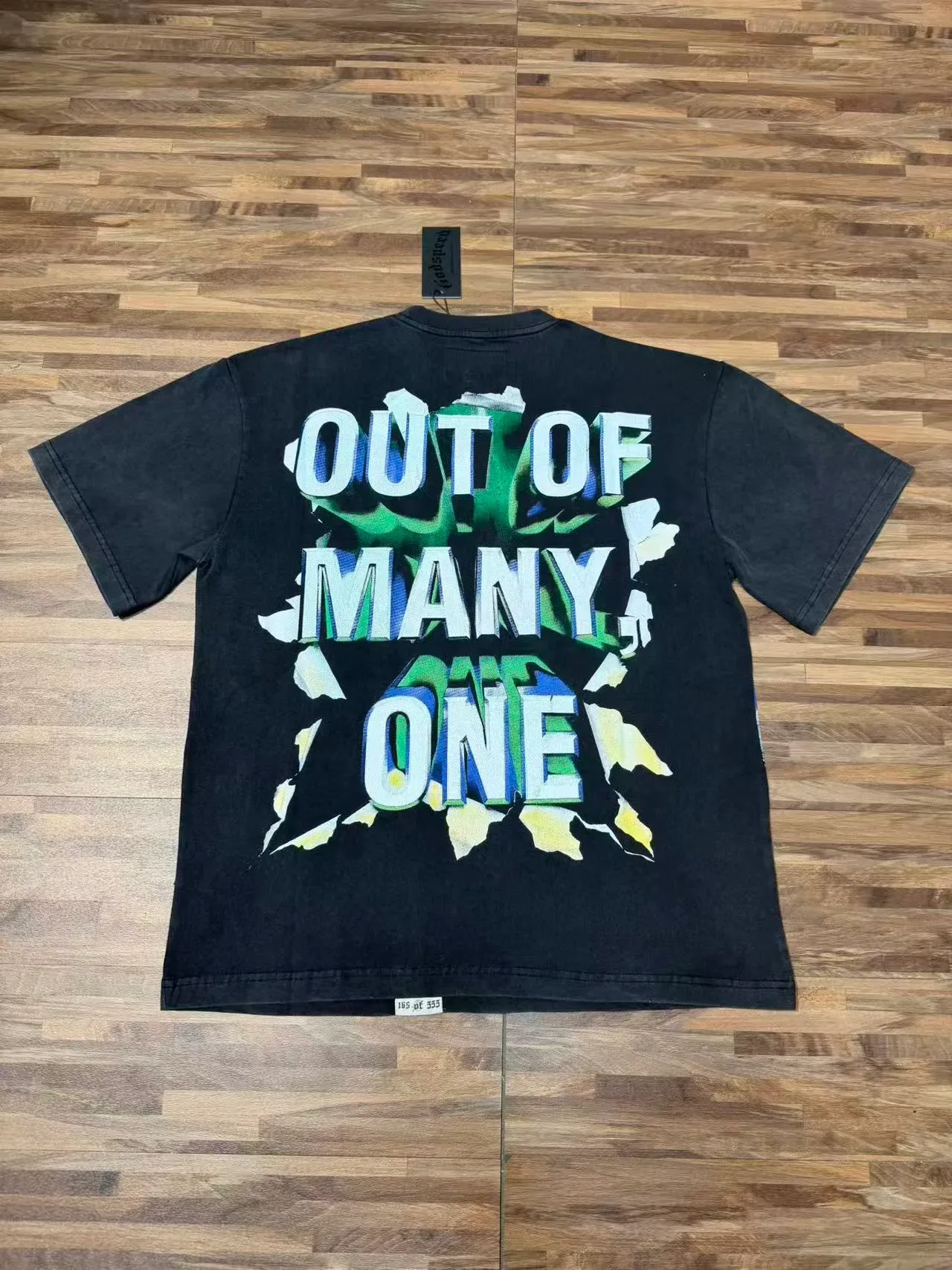 Camiseta oversized Godspeed con estampado gráfico a doble cara 4
