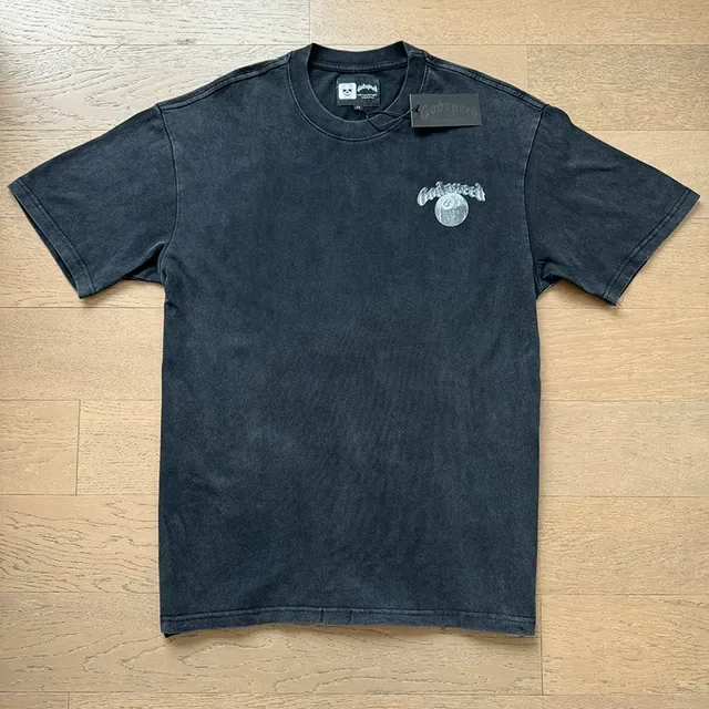 T-shirt Godspeed graphique noir acid wash 5
