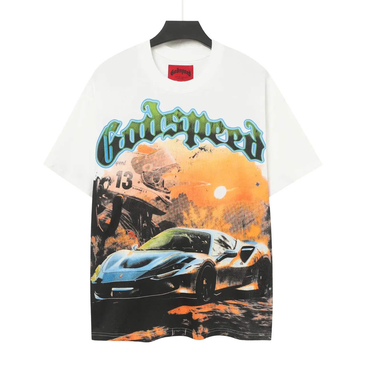 Camiseta oversized Godspeed con estampado gráfico 2