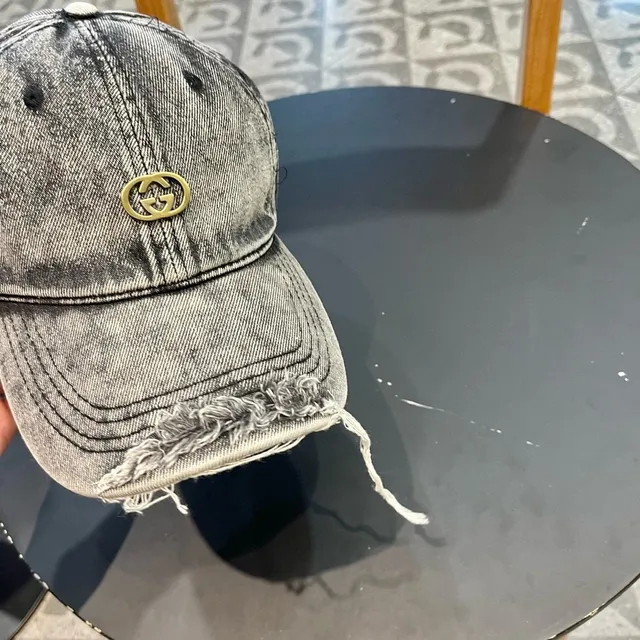 Gucci 酸洗牛仔棒球帽 5