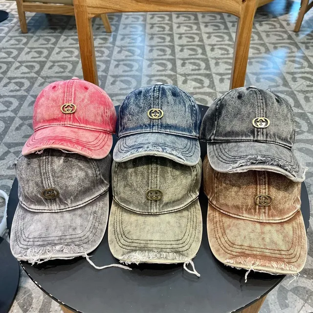 Gucci 酸洗牛仔棒球帽 6