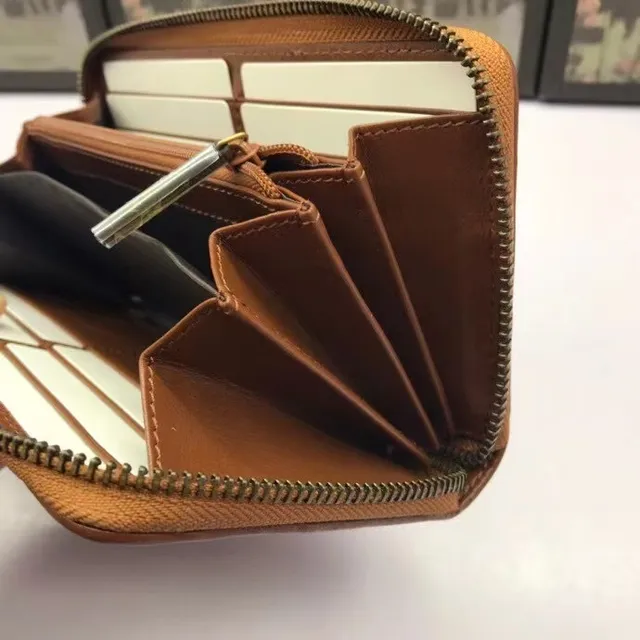 Gucci GG Marmont Carteira Longa de Couro Matelassê Marrom 5