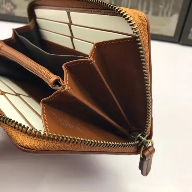 Gucci GG Marmont Carteira Longa de Couro Matelassê Marrom 6