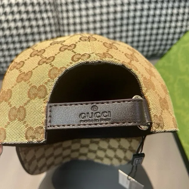 Gucci GG 印花 Canvas Web Stripe Baseball Cap 3