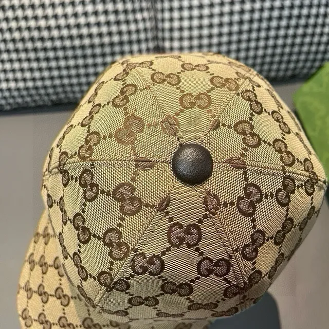 Gucci GG 印花 Canvas Web Stripe Baseball Cap 5