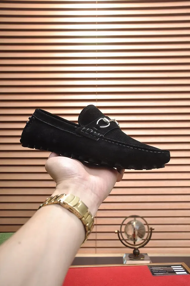 Gucci Horsebit 1955 Black Suede Loafers 4