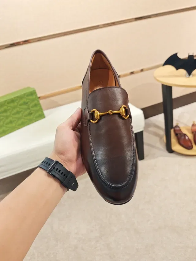 Mocassins Gucci Horsebit 1955 de couro marrom com fivela Horsebit 4