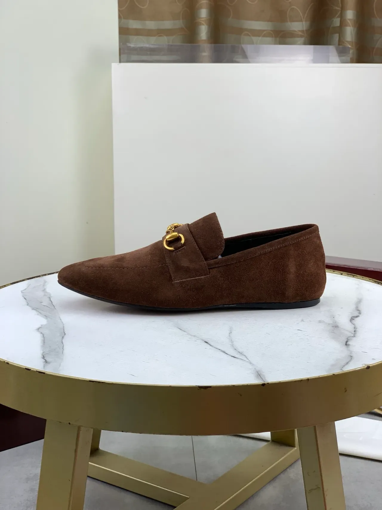 Gucci Horsebit 1955 Loafers Marrón de Ante 6