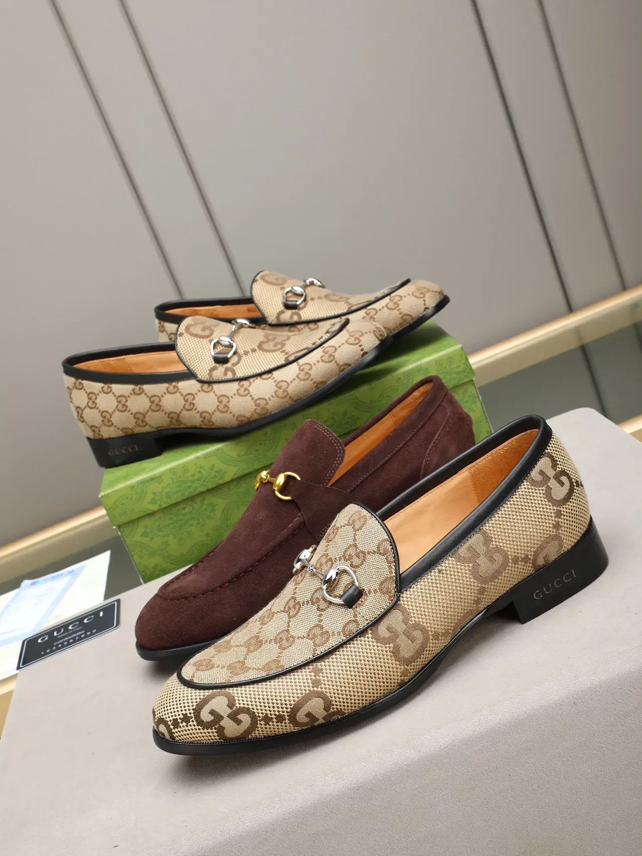 Gucci Horsebit 1955 बर्गंडी मखमली लोफर 2