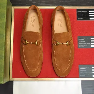 Gucci Horsebit 1955 麂皮乐福鞋
