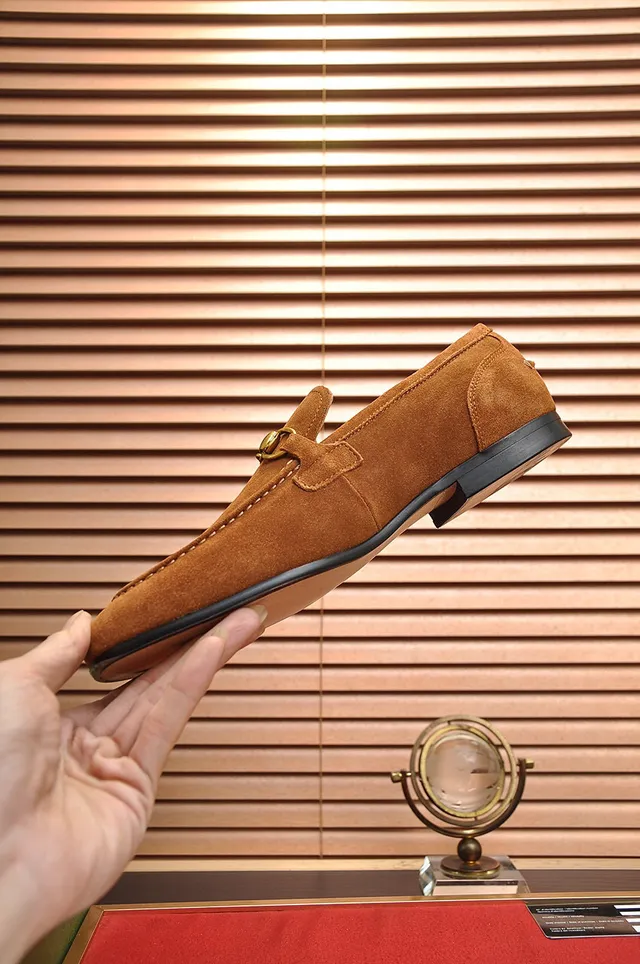 Gucci Horsebit 1955 Suede Loafers 6